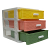 Solid color 3-layer drawer storage box  Plastic【English Packaging】_P02508118_4_m