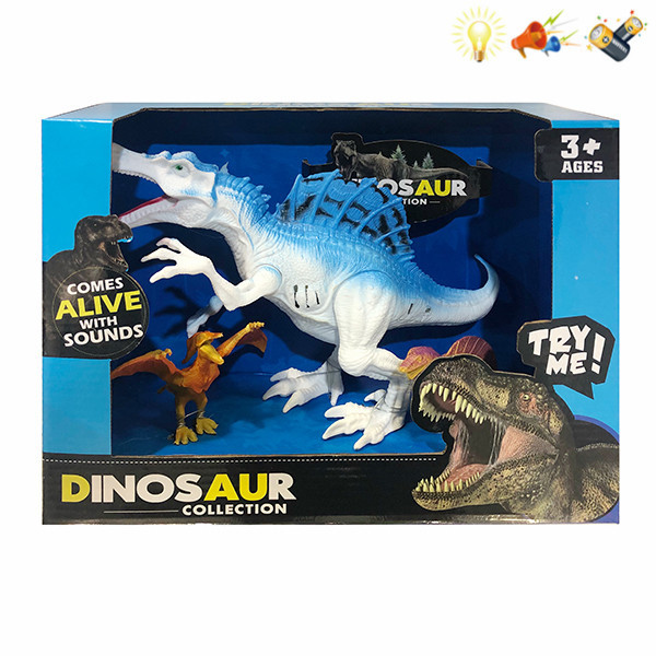 Dinosaur set  Lights Sound IC without language With battery Plastic【English Packaging】_200502880_hd