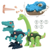 2(pcs)DIY Disassembly Dinosaur Set,Plastic【English Packaging】_201819842