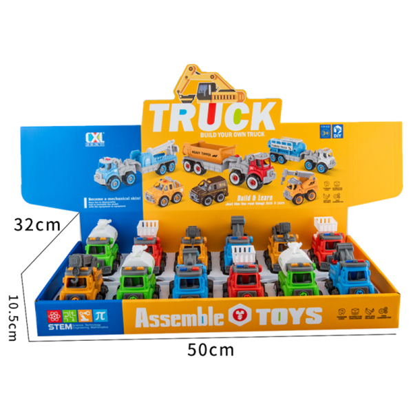 4 Styles DIY Puzzle Puzzle Car (Manual)