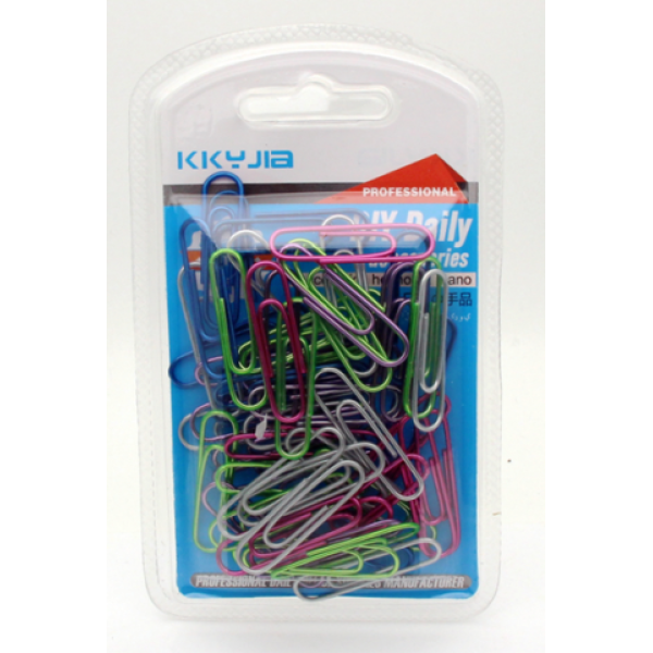 paper clip in bright colors