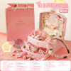 48 (шт.) Deluxe Edition Princess Double Layer Jewelry Box Set,пластик【Упаковка на английском языке】_201666372