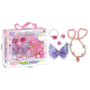 Garden bead necklace+butterfly hair clip+butterfly headband+2 (pcs) ring set,Plastic【English Packaging】_201907632_1_m