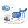 Plush alpaca pet cage+fence set,Plastic【English Packaging】_201872743