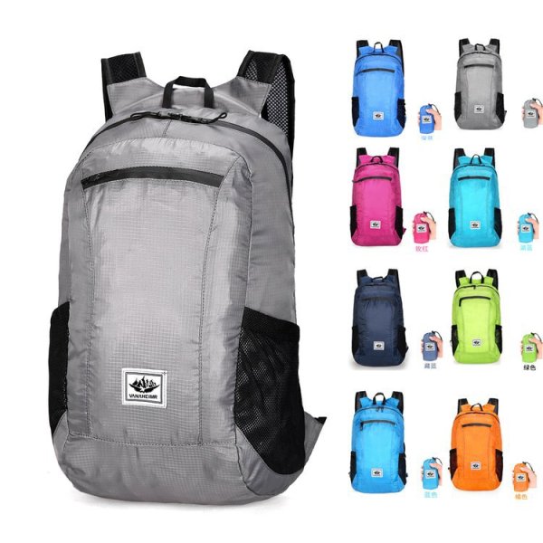 Folding ultra lightweight portable storage travel backpack