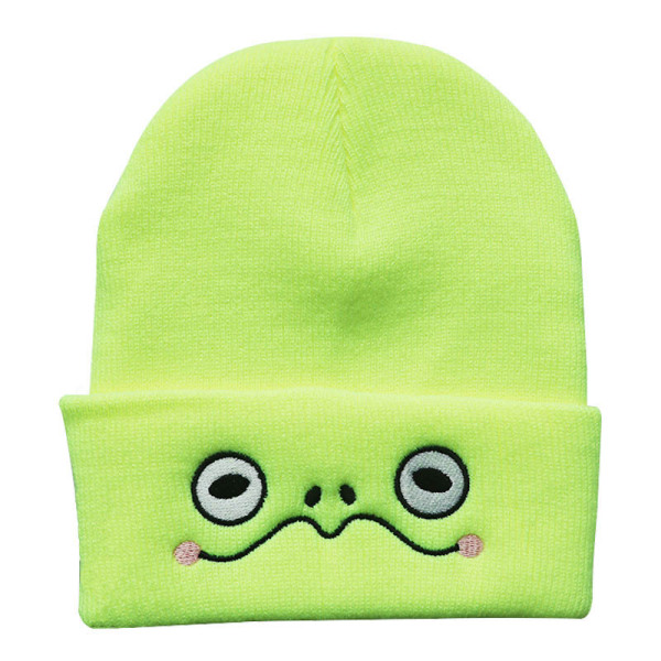 Sad Frog/Frog Expression Hat Unisex 54-60CM Winter Hat 100% acrylic 【Packaging without Words】_201448945_hd