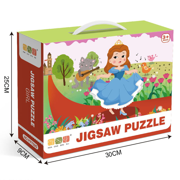 48pcs illustration series puzzle pieces