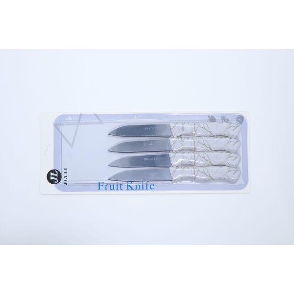 4PC White Stonewashed Handle Fruit Knife Set,one colour only,Metal【English Packaging】_201403361_hd