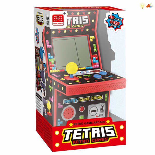 Large Arcade Puzzle Tetris Game Machine 3 Colors