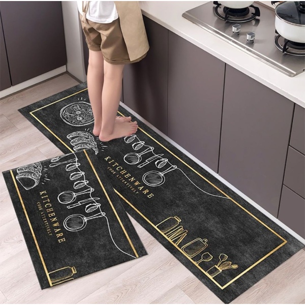 Kitchen specific floor mat set