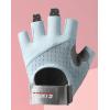 Sports yoga non slip half finger gloves,Men,M,split-finger gloves,100% nylon【Packaging without Words】_201570495