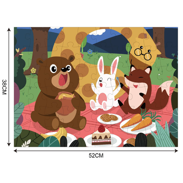 60pcs Illustration Series Puzzle