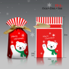 50PCS 15*23 Red Bear Candy Bag,Almond Cookies / Macaroni Packaging,one colour only,Plastic【English Packaging】_201414276_1_m