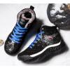 Large Size High Top Padded Warm Casual Shoes,Men,#39,Black,12,Colored box,Colored box,Rubber,Pile microfiber【Packaging without Words】_201633622