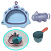 Dinosaur Bathroom 3-piece Water Playing Set (Dinosaur Basin+Water Ladle+Whale) 3 Colors Portable washbasin Plastic【English Packaging】_P02444565_3_m