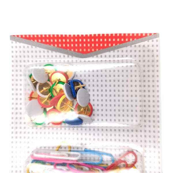 20pcs paper clip+30pcs thumbtack+20pcs nail