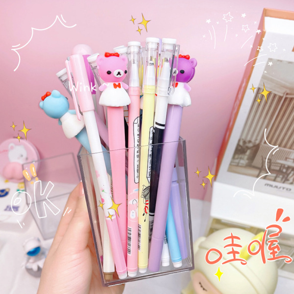 Transparent pen holder,one colour only,Plastic【Packaging without Words】_201888239_hd