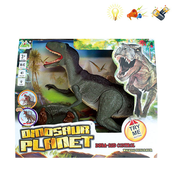 dinosaur Remote Control Lights Sound IC without language Remote controller excludes batteries,toy includes batteries Plastic【English Packaging】_200063143_hd