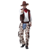 Handsome Western Cowboy Costume,Men,S,M,Set,Plush【English Packaging】_201613481