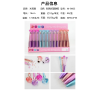 48PCS Colored Lacquer Diamond Ballpoint Pen,Mix color,Plastic【English Packaging】_201611797