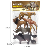 4 (pcs) painted wild animals,Plastic【English Packaging】_P03041474_4_m