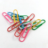 100PCS Color paper clip (33mm),Mix color,Metal【English Packaging】_P02009249_9_m