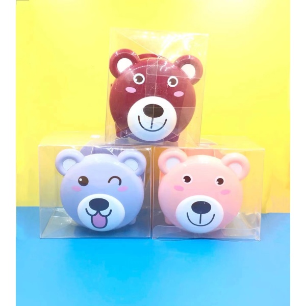 Cartoon pen holder,Mix color,Plastic【Packaging without Words】_201839462_hd