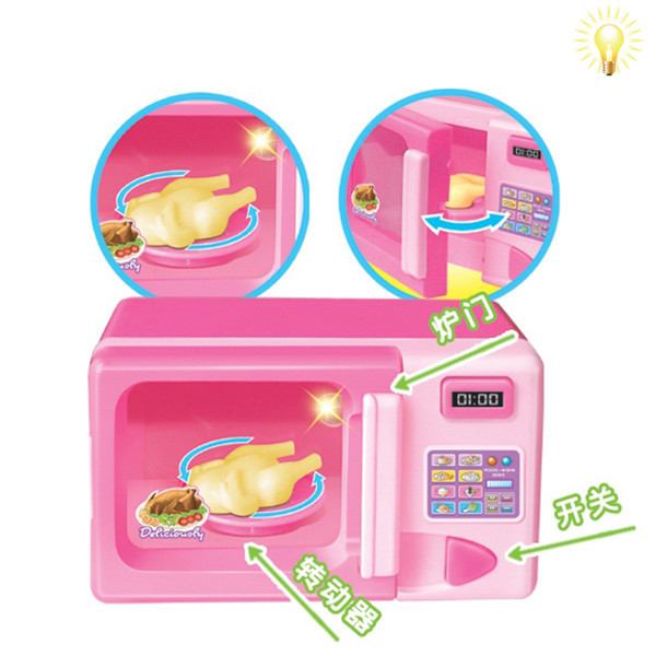 Microwave oven Realistic Electric Lights Plastic【English Packaging】_200500399_hd