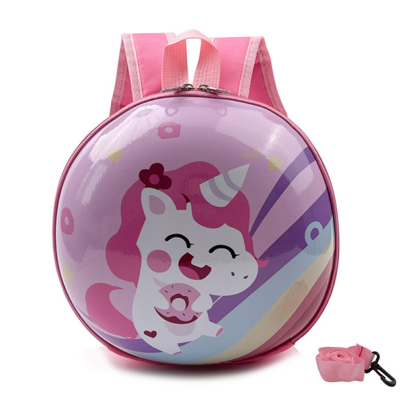 Cartoon Eggshell Doughnut Backpack with Drawstring,Mix color,Plastic【Packaging without Words】_201571381_hd