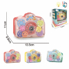 Gear bubble camera with bubble water 3 colors Electric Lights Music English language IC Solid color Transparent Mix color Plastic【English Packaging】_201198793