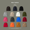 Simple knit cap in solid color,Unisex,56-60CM,Winter Hat,100% acrylic【Packaging without Words】_P02717609_3_m