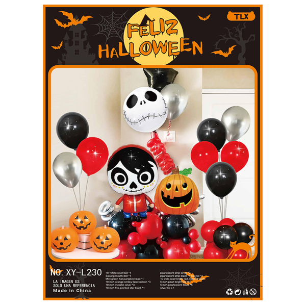 Halloween Western Words Balloon Set