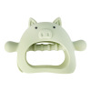 Piggy Hand Grip Teether,one colour only,Silica gel【Packaging without Words】_201692925