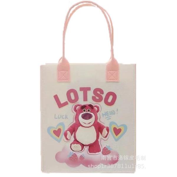 0.3mm large capacity open cartoon felt tote bag,one colour only【Packaging without Words】_201600088_hd