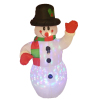 Black Hat Glitter Snowman,120 cm,Plastic【English Packaging】_200894608_1_m