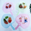 10pc29.8 * 22cm plastic fan Mix color Plastic【Packaging without Words】_201486783_1_m