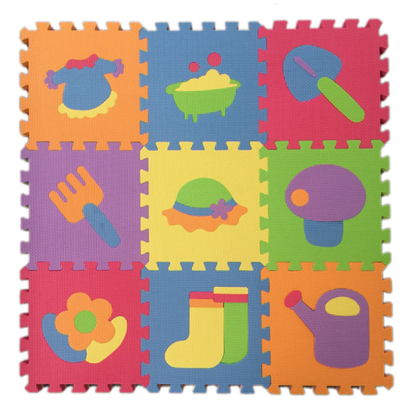 9 pieces of EVA puzzle floor mats