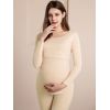 Maternity De Velvet Thermal Underwear Nursing Set,100% polyester fiber,Women,L,Long sleeve【Packaging without Words】_201609766