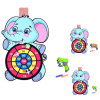 Plush Moe Elephant Target with Large Softball Gun,One side,Velcro,Plush【English Packaging】_201092386