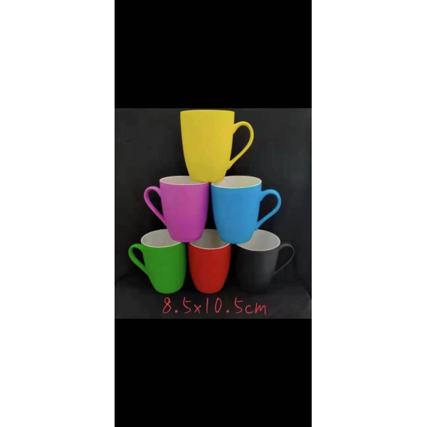 Candy Frosted Color Spray Glaze Ceramic Mug,Mix color,Ceramics【Packaging without Words】_201638598_hd