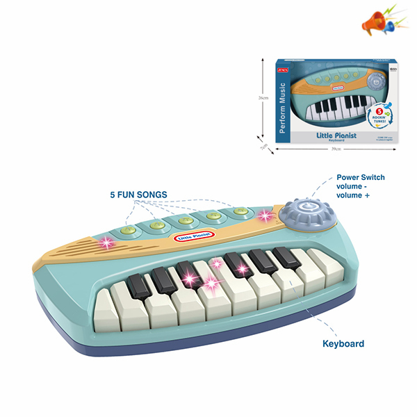 Электронное пианино Малышковый дизайн Со звуком IC без слов пластик【Упаковка на английском языке】_200658286_hd