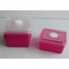 Square 4-Piece Plastic Crisper,one colour only,Plastic【Packaging without Words】_201629269