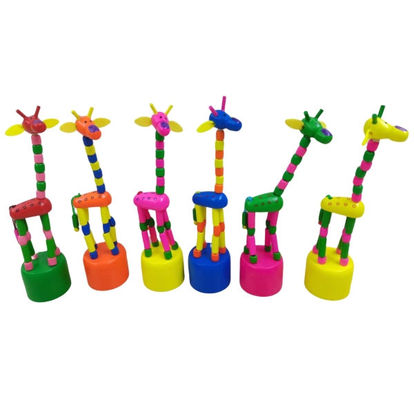 12PCS Giraffe 18*4CM,Mix color,wood【Packaging without Words】_202050668_hd