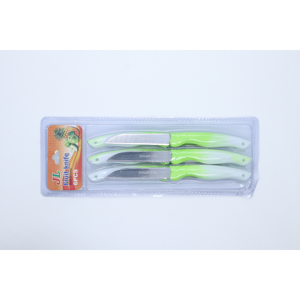 6PC Fruit Knife (Random Mixed Color) Fruit Knife Set