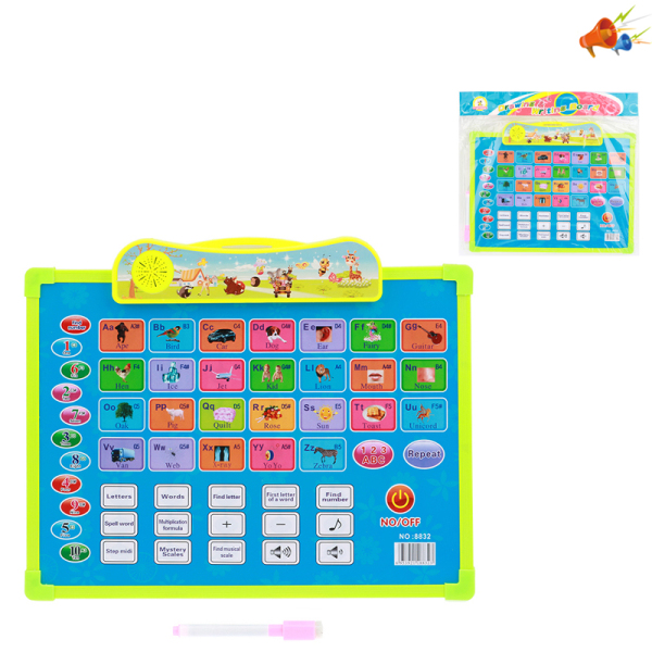 Pointing machine handwriting board with sound Whiteboard
 One side WordPad Plastic【English Packaging】_200557406_hd