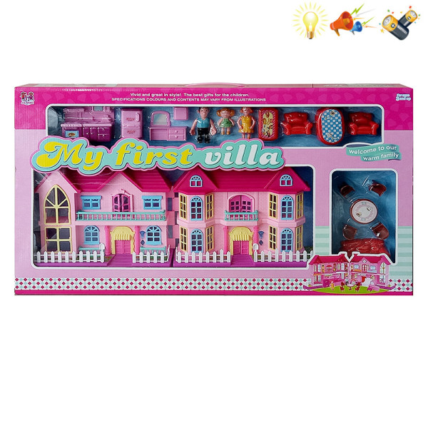 villa set Realistic Lights Sound IC without language With battery Plastic【English Packaging】_200279286_hd