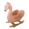 Wooden Flamingo Rock Car Wooden horse 【English Packaging】_201278828