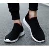 Men's and Women's Waterproof Stretch Knit Lightweight Casual Shoes,Couples,#45,Black,30,OPP bag,OPP bag,EVA,Fabrics【Packaging without Words】_201633921