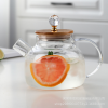 Transparent glass bead bamboo wrapped tea pot [1800ML],one colour only,glass【Chinese Packaging】_P03006208_2_m