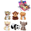 12PCS 6 styles of plush wild animal toy pendants (lion/elephant/leopard/tiger/panda/monkey),Plush【English Packaging】_201938583